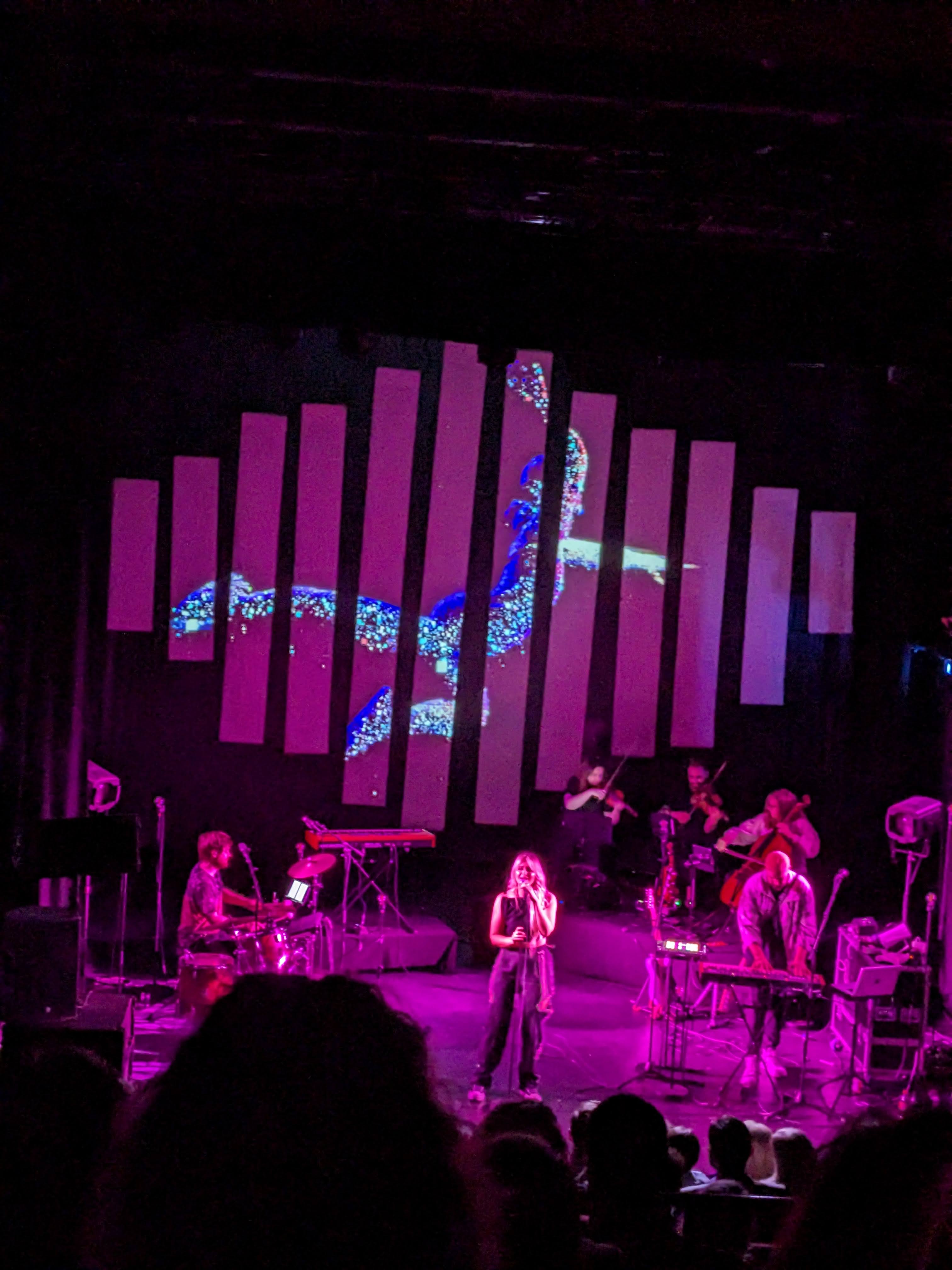 INKI Album Release Concert at Tjarnarbío, visuals and lighting by Owen Hindley